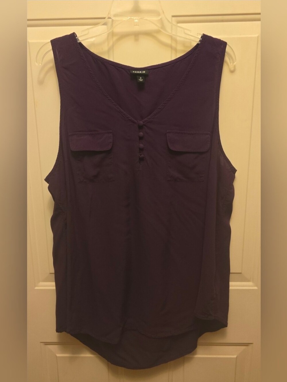 Torrid Harper Georgette Sleeveless Blouse Size 2=18/20